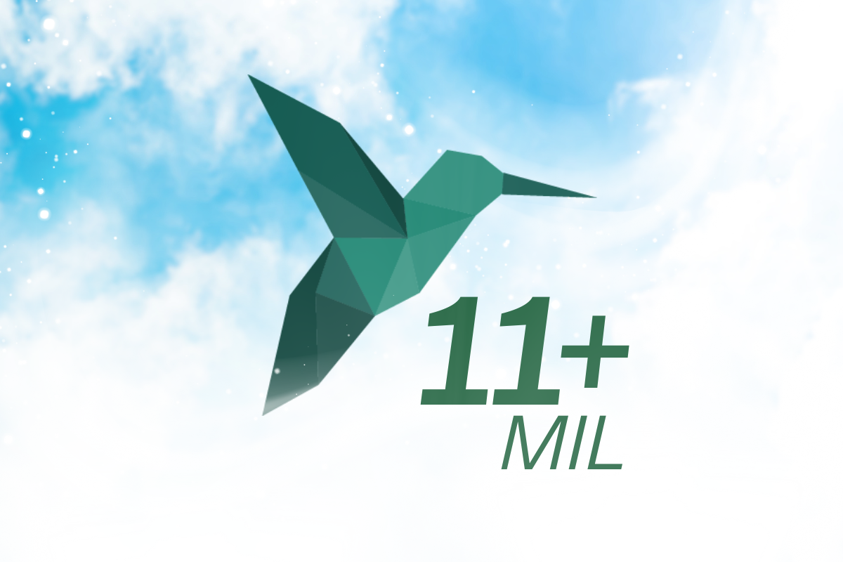 Imagem do conteúdo, um pássaro bidimensional